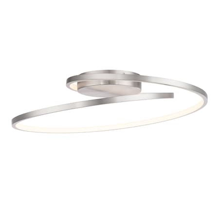 Dweled Marques 22in LED Flush Mount 3000K in Brushed Nickel FM-432